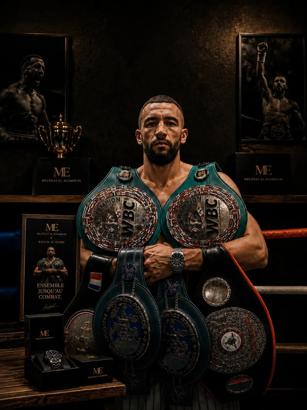Khalil El Hadri, boxeur professionnel, ambassadeur Mécénat El Maimouni
